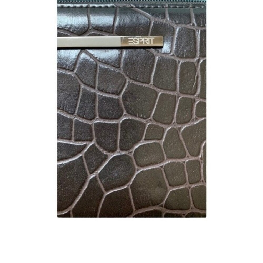 NWOT Vintage Esprit Zip Around Wallet. Brown. - Picture 2 of 5